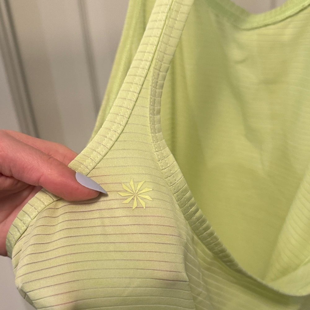 Athleta Neon Lime Racerback Performance Tank - Picture 5 of 6